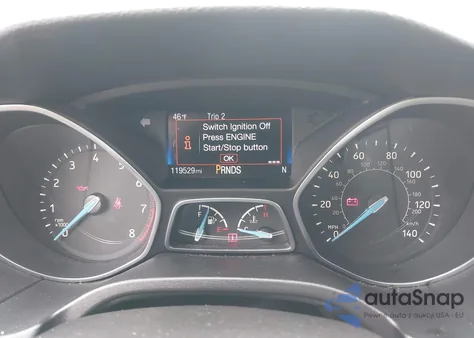 2017 Ford Focus Titanium z USA, uszkodzony, nr VIN 1FADP3N25HL349051